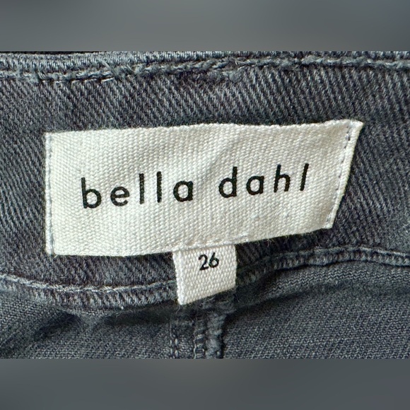 Bella Dahl NWT SZ 26 Sutton Rolled Patch Pant in Grey - Picture 2 of 8